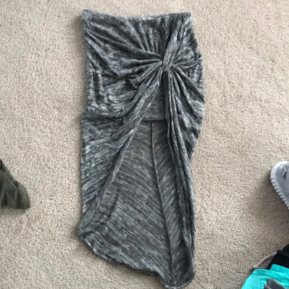 High Low Knot Skirt